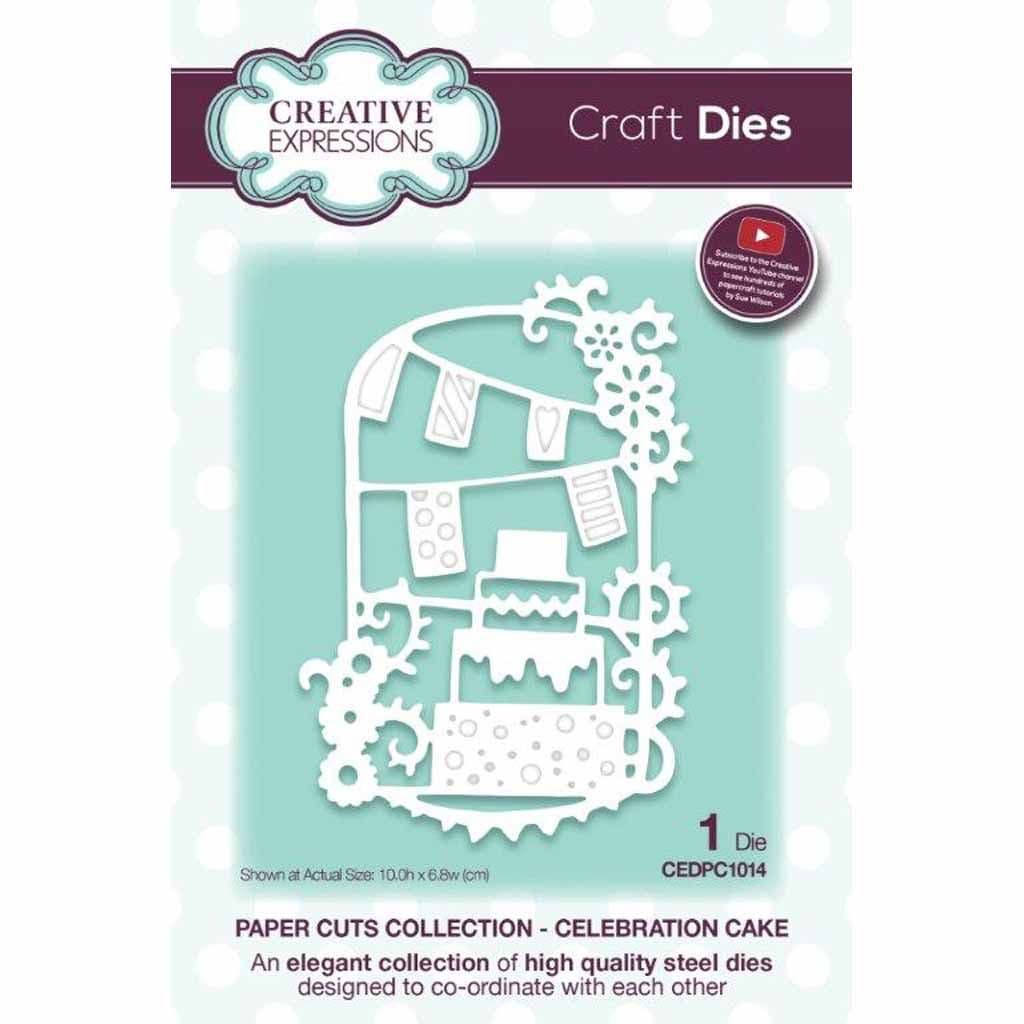 Celebration Cake Paper Cuts Metal Die for Paper Crafts & Cardmaking