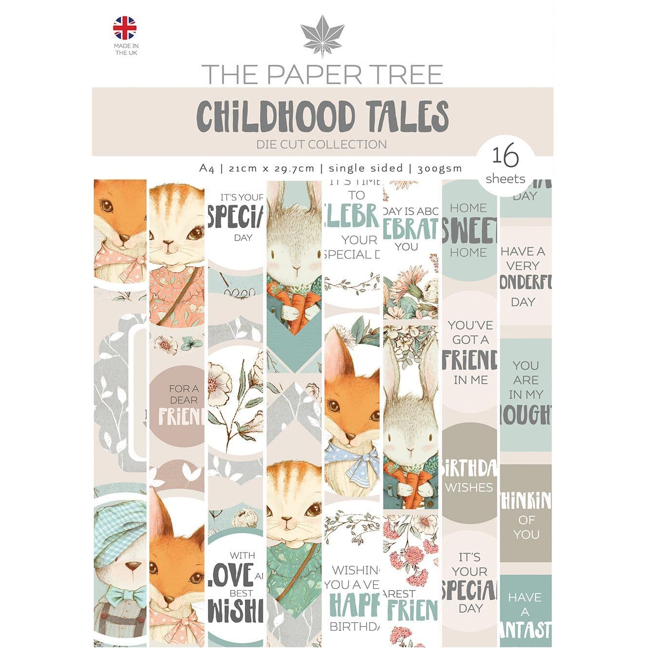 Childhood Tales Die Cut A4 Collection by The Paper Tree