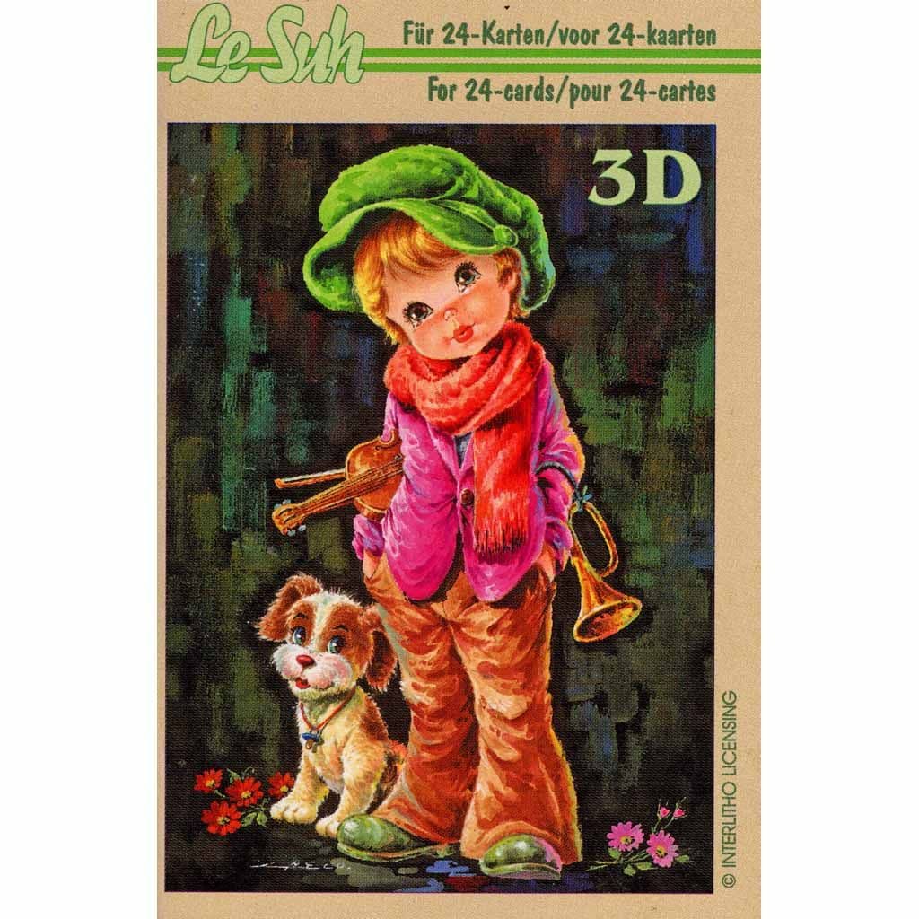 Children Mini 3D Decoupage Craft Book from Le Suh