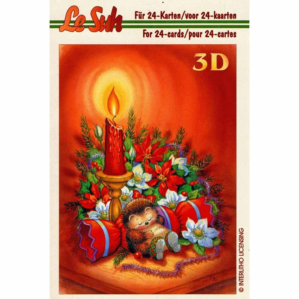 Christmas Atmosphere Mini 3D Decoupage Craft Book from Le Suh