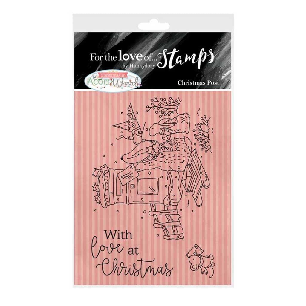 Christmas Post A6 Clear Unmounted Rubber Stamp For Crafting