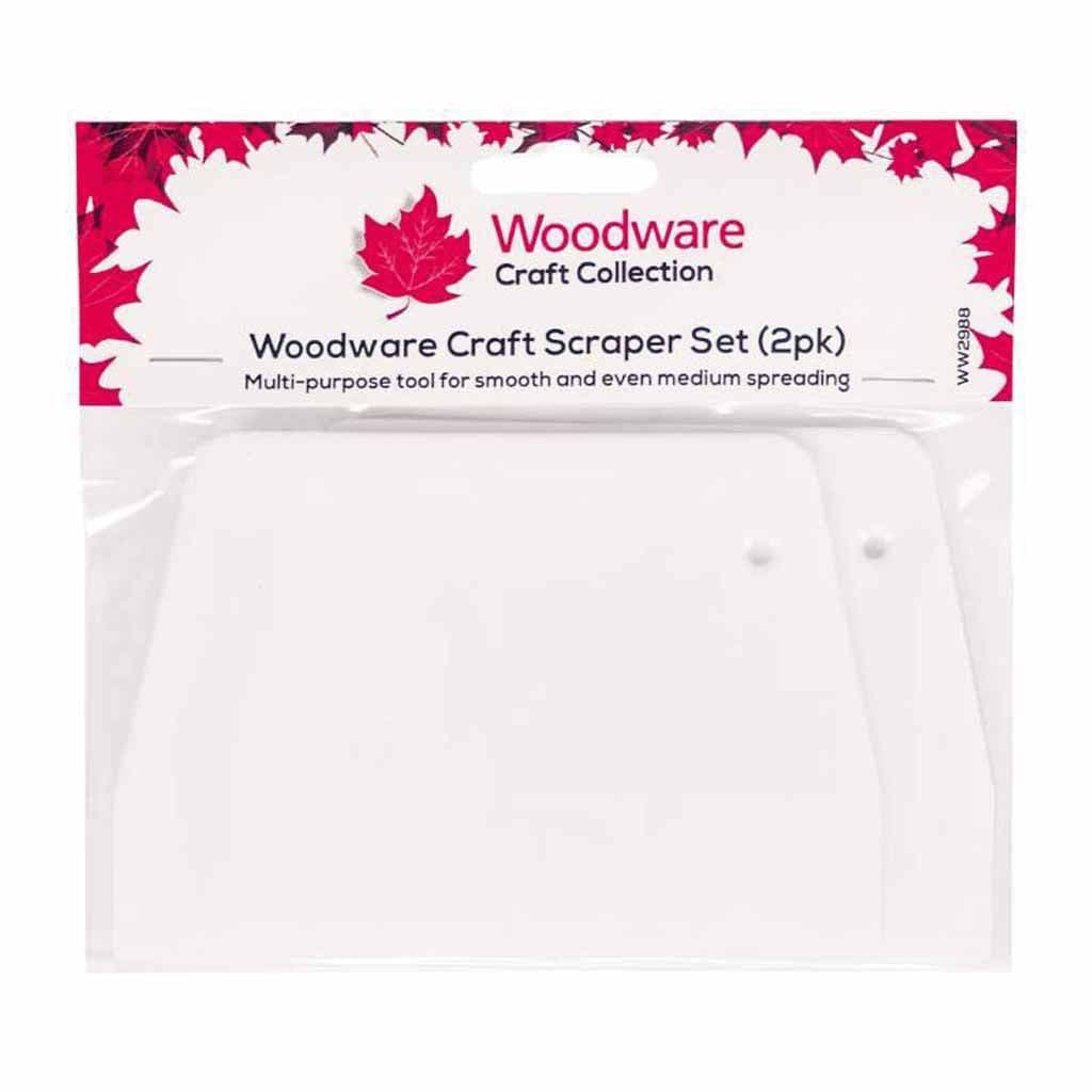 Craft Scraper Set (2pk) by Woodware Craft Collection