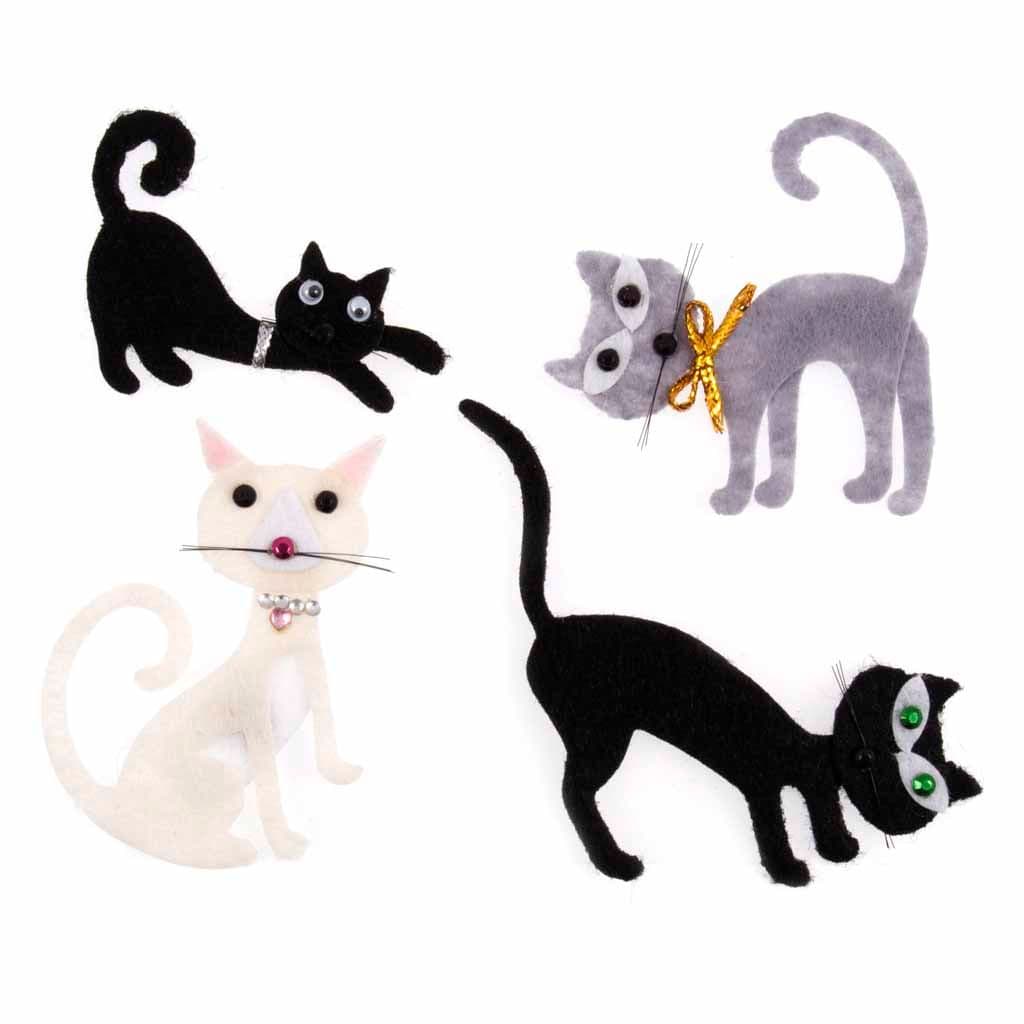 Crazy Cats Toppers for Paper Crafts & Card Making