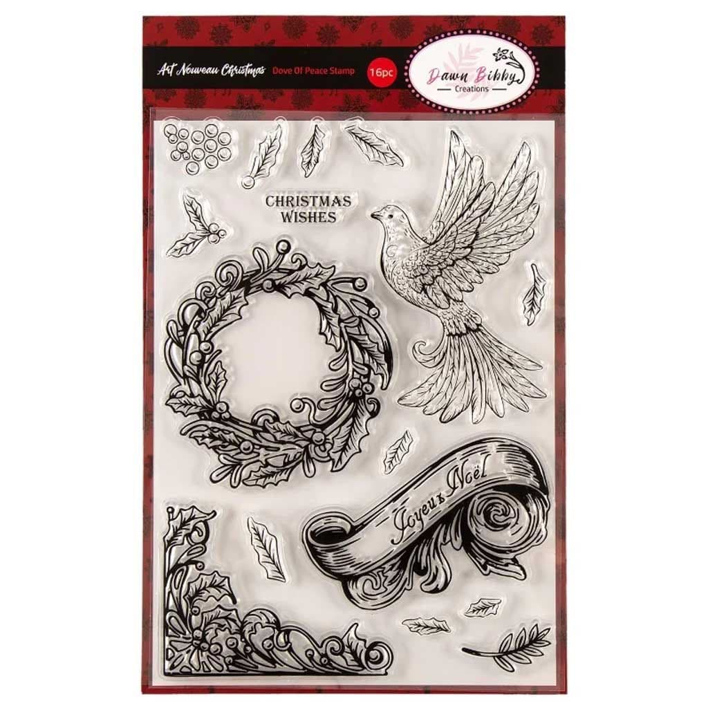 Dove of Peace Clear Rubber Stamps for Paper Crafts