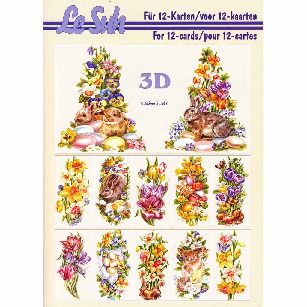 Easter A5 3D Decoupage Book from Le Suh