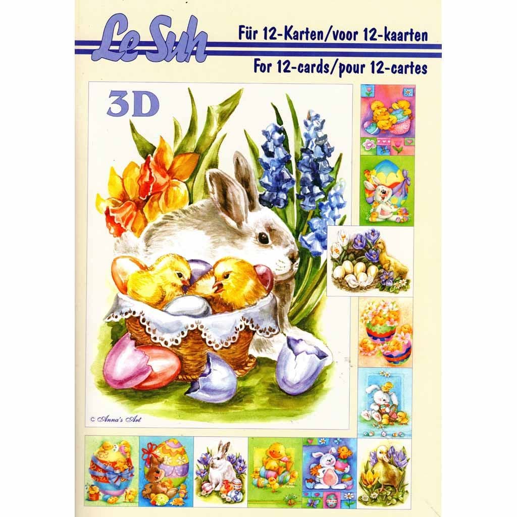 Easter  A5 3D Decoupage Book from Le Suh