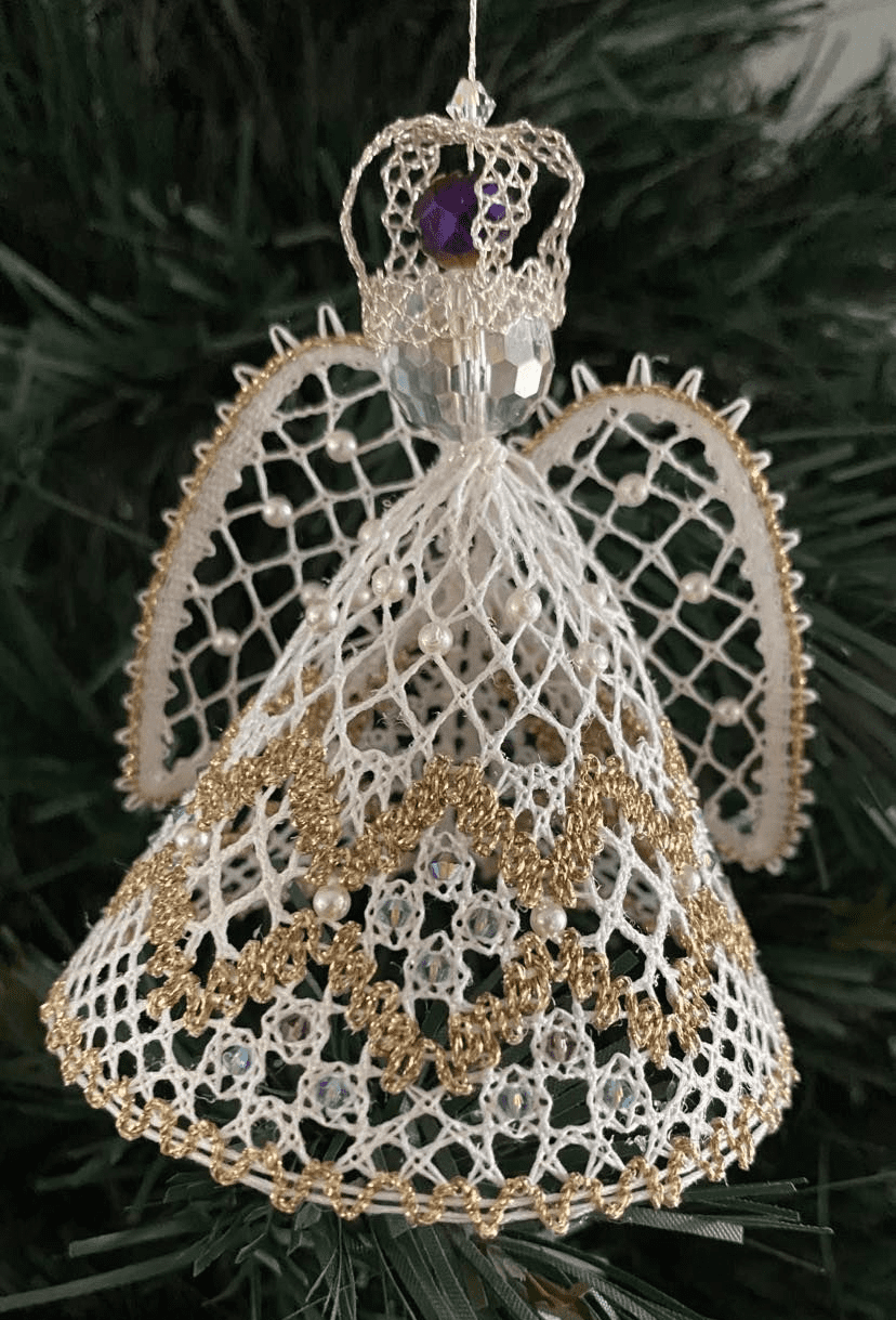 Elizabeth, Angel 2022 Torchon Bobbin Lace Online Class