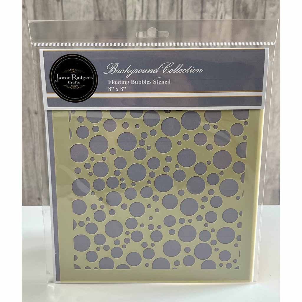 Floating Bubbles Stencil for Paper Crafts & Cardmaking