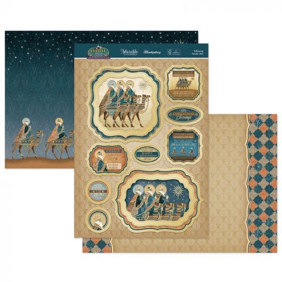 Following Yonder Star Luxury Topper Paper Craft Set for Greeting Cards