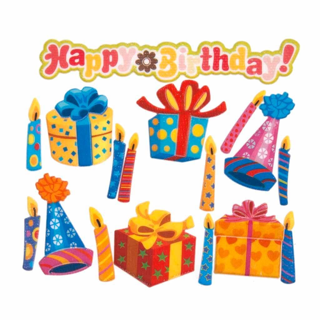 Happy Birthday, Candles & Present Toppers for Paper Craft