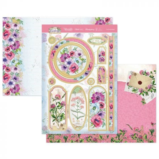 I'm So Excited Wildflower Luxury Die Cut Topper Paper Craft Set