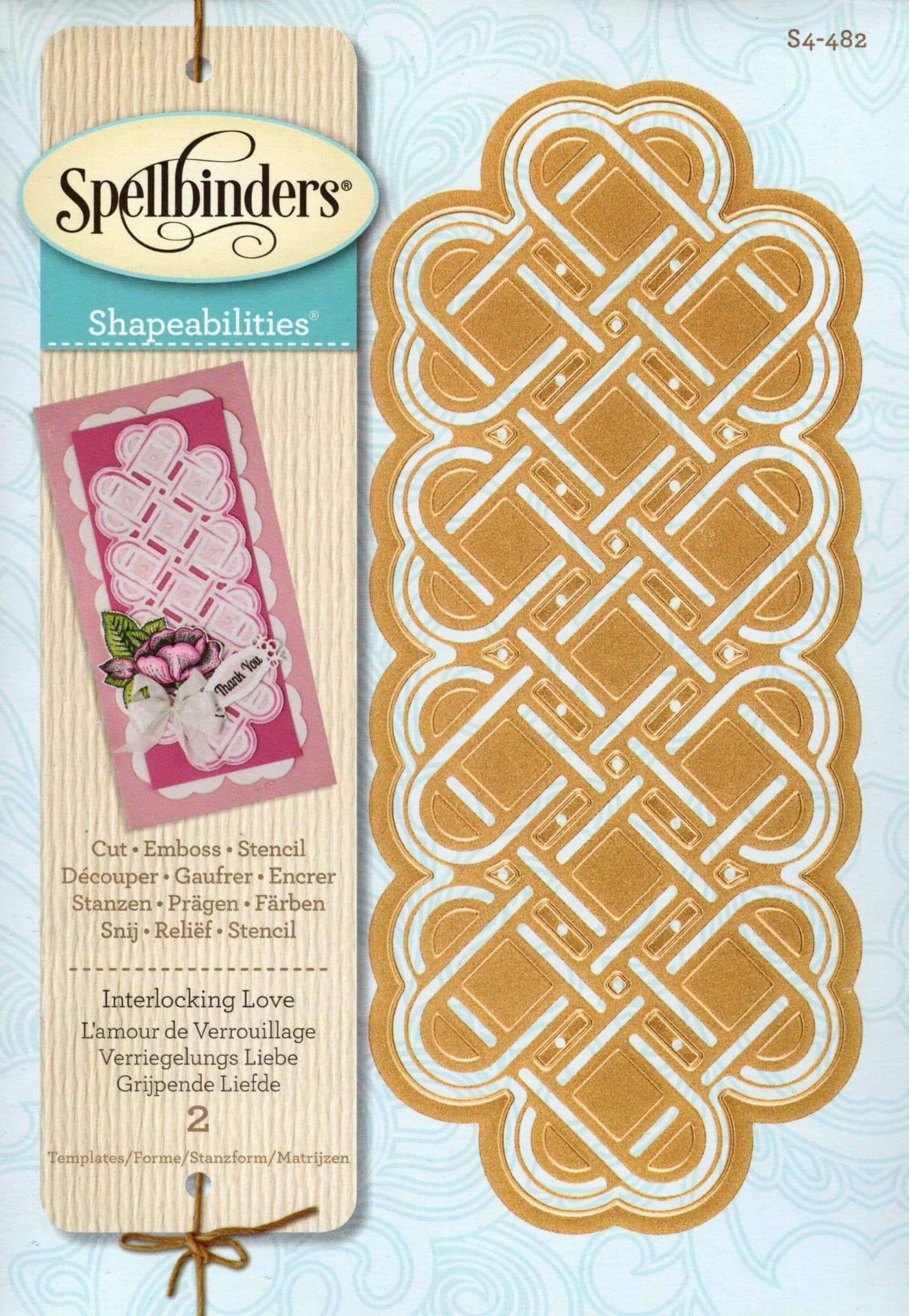 Interlocking Love Spellbinders Die S4-482