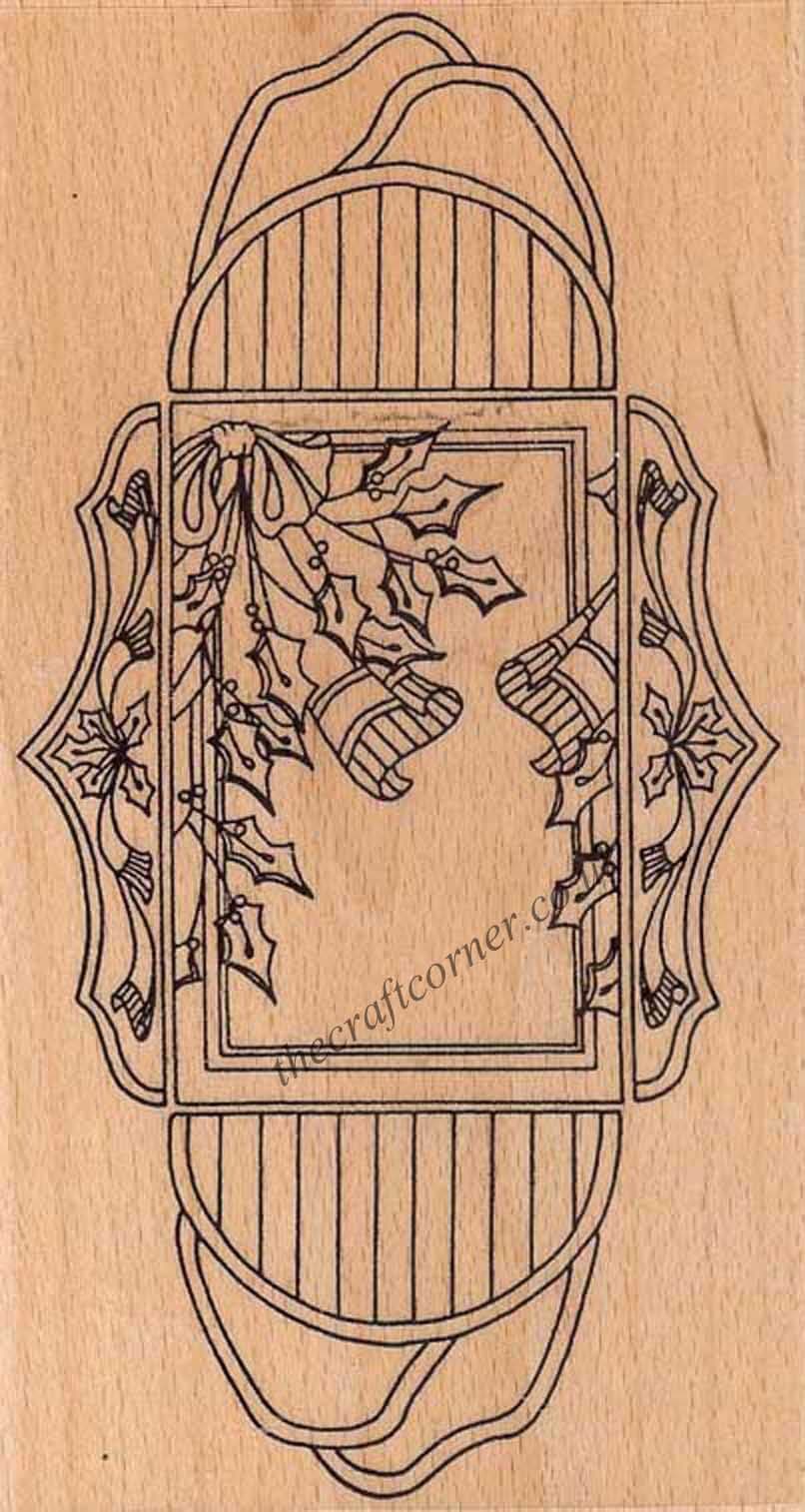 Just Holly Treasure Box Rubber Stamp from Creative Expressions