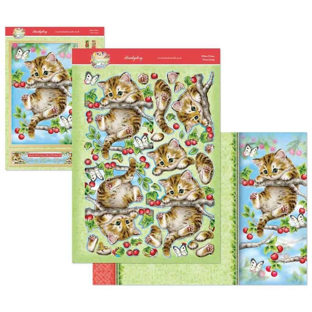 Kitten Kisses Deco-Large Set From Hello Spring Craft Range