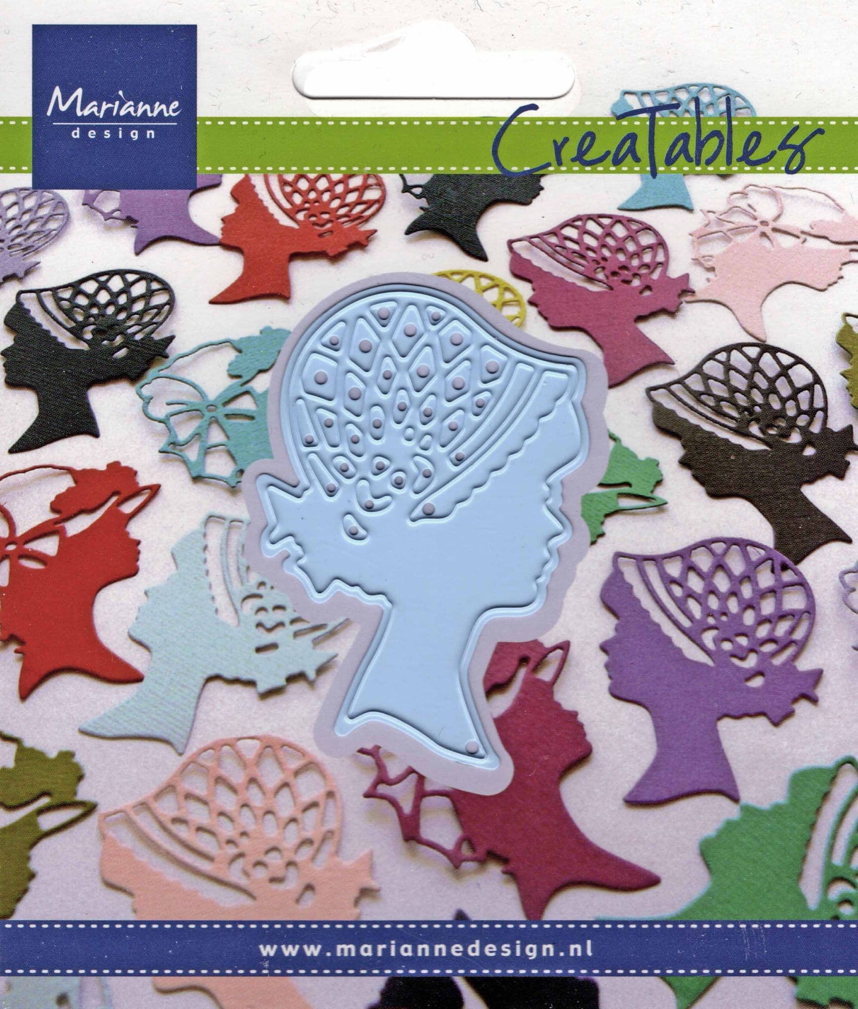 Lady Charleston Silhouette Craftables Die by Marianne Design