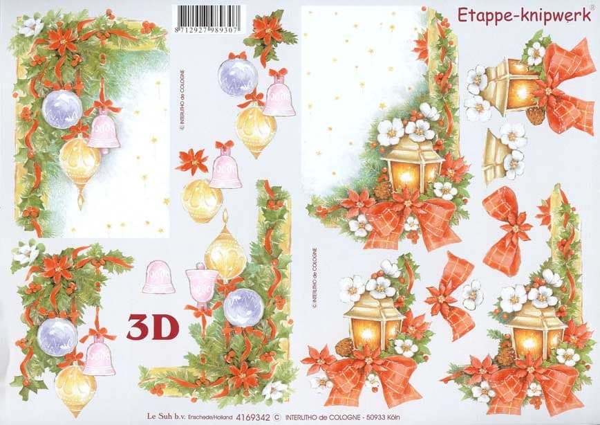 Lantern & Bells Designs 3d Decoupage Sheet