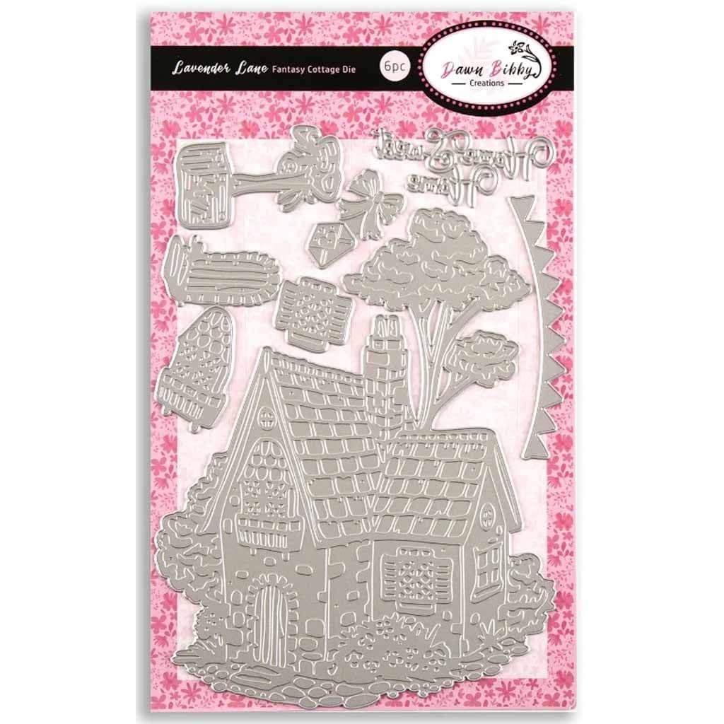 Lavender Lane Fantasy Cottage Craft Cutting Dies by Dawn Bibby