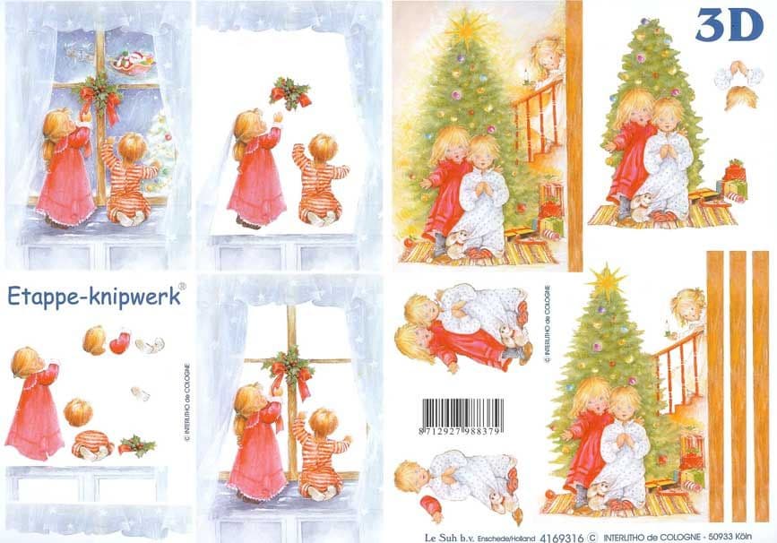 Looking for Santa Designs 3d Decoupage Sheet