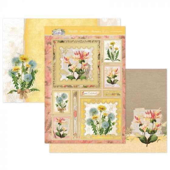 Love and Happiness Wildflower Luxury Die Cut Topper Paper Craft Set