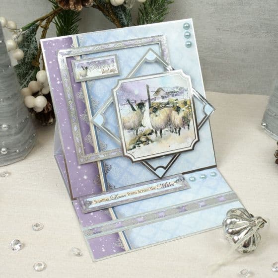 Merry Christmas to Ewe Luxury Topper Paper Craft Set for Greeting Cards