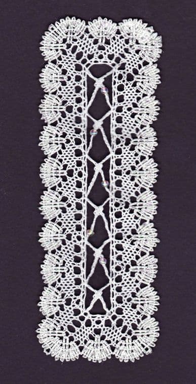 October Birthstone Bookmark Torchon Bobbin Lace Pattern