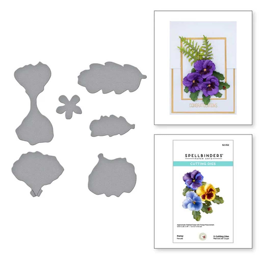 Pansy 3d Flower Paper Crafts Metal Dies