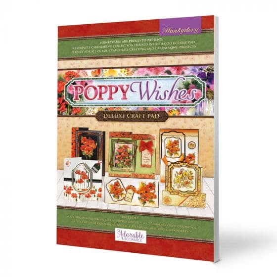 Poppy Wishes Deluxe Craft Pad by Hunkydory