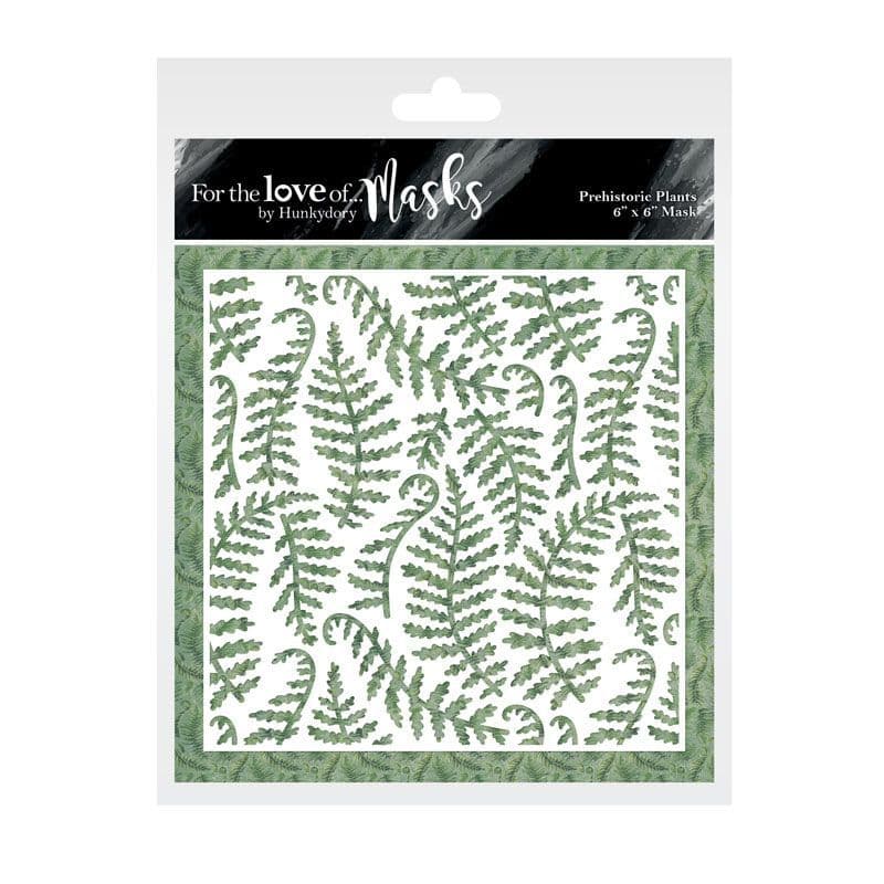 Prehistoric Plants  Dinosaur Masking Stencil for Paper Crafting