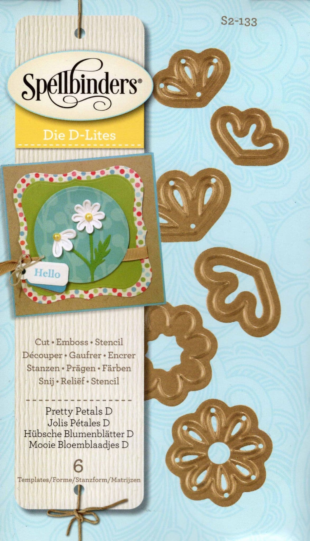 Pretty Petals D Spellbinders Die S2-133