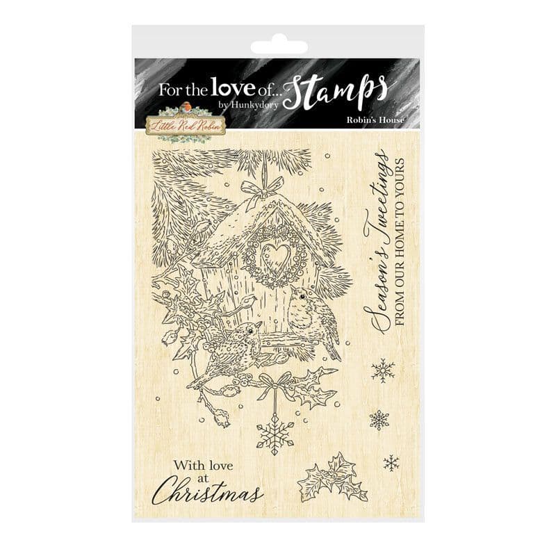 Robin's House Clear Rubber Stamp Set From Hunkydory - FTLS762