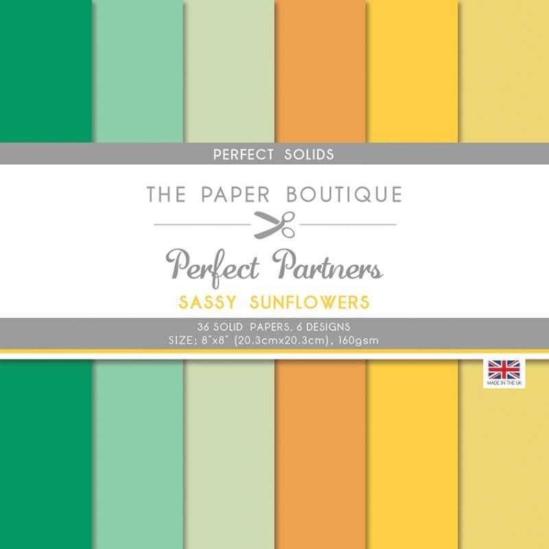 Sassy Sunflowers Perfect Partners Perfect Solids by The Paper Boutique