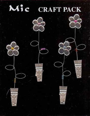 Silver Metal & Gems Flower Pot Toppers