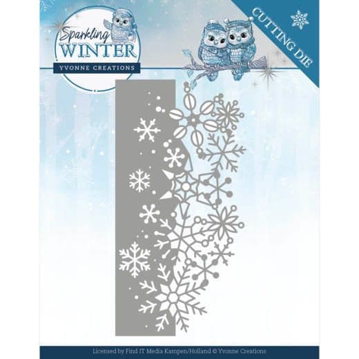 Sparkling Snowflake Border Craft Metal Die for Paper Cards