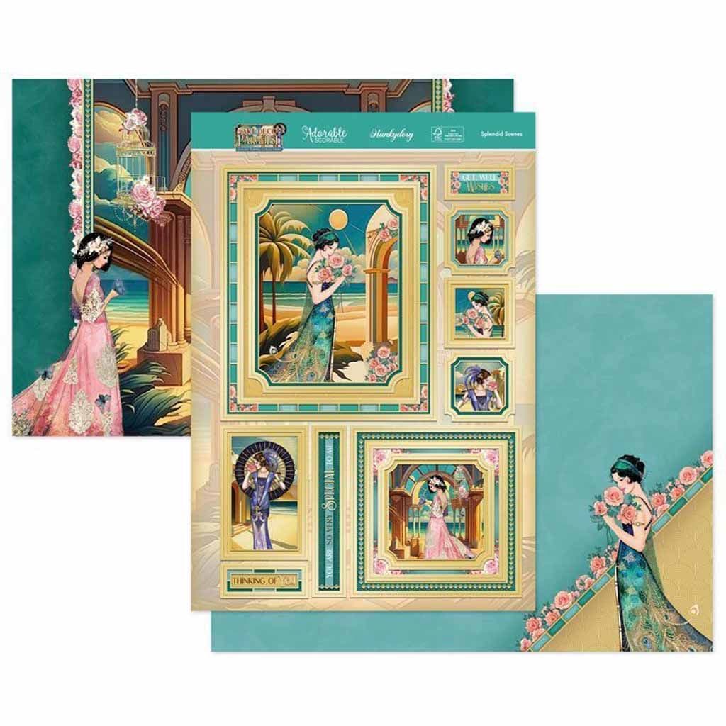 Splendid Scenes Art Deco Topper for Crafts & Cardmaking