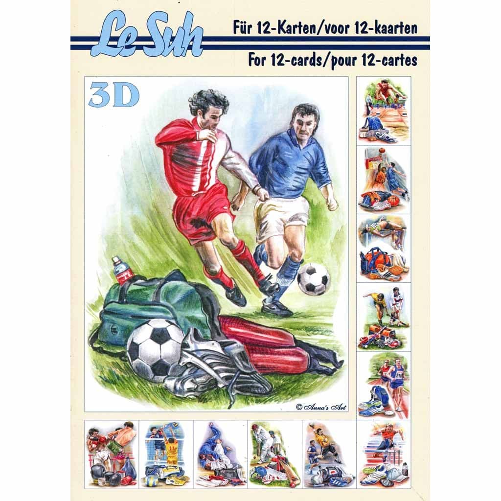 Sports A5 3D Decoupage Paper Craft Book from Le Suh