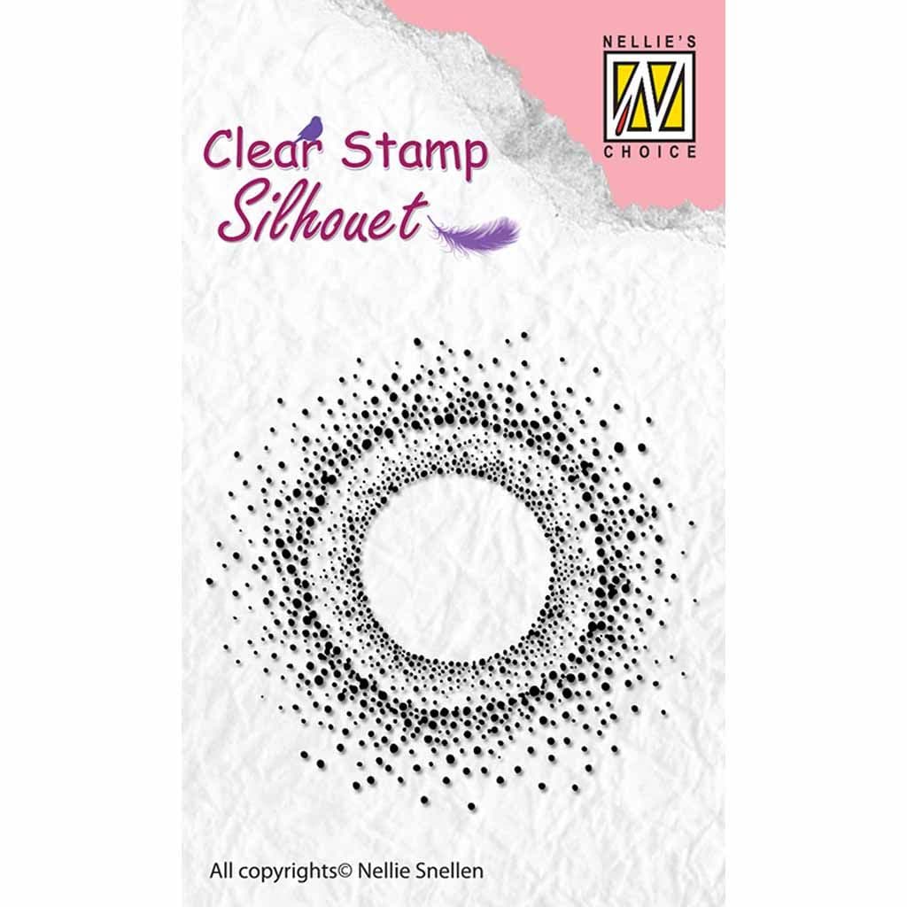 Sun Background Clear Rubber Stamp By Nellie's Choice for Paper Crafts