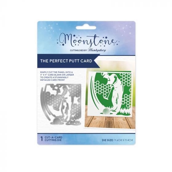 The Perfect Putt Golf Card Blank Paper Craft Hunkydory Moonstone Die