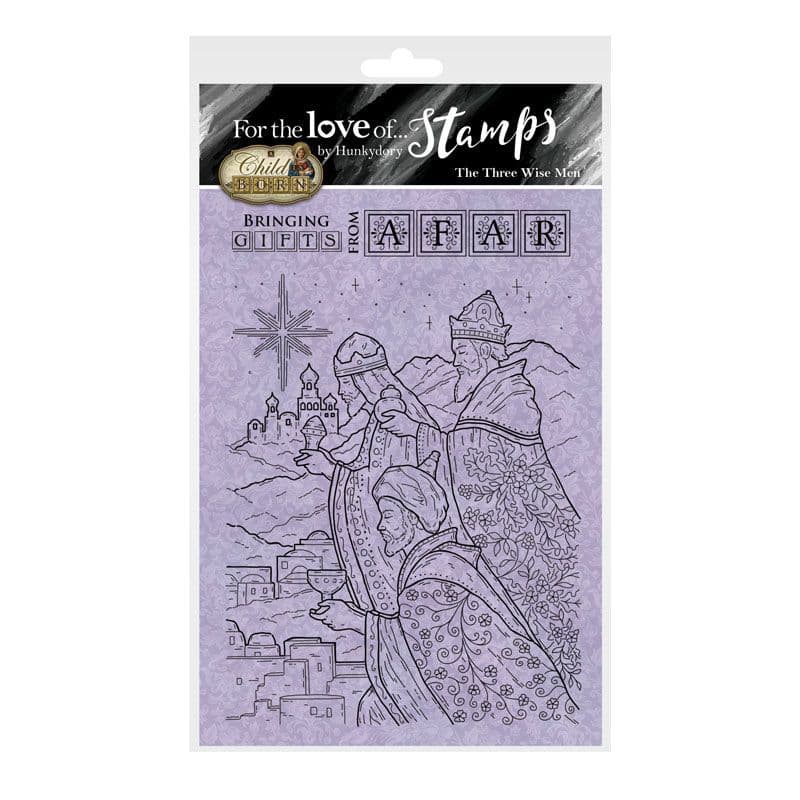 The Three Wise Men & Bringing Gifts From Afar Clear Rubber Stamps by Hunkydory Crafts