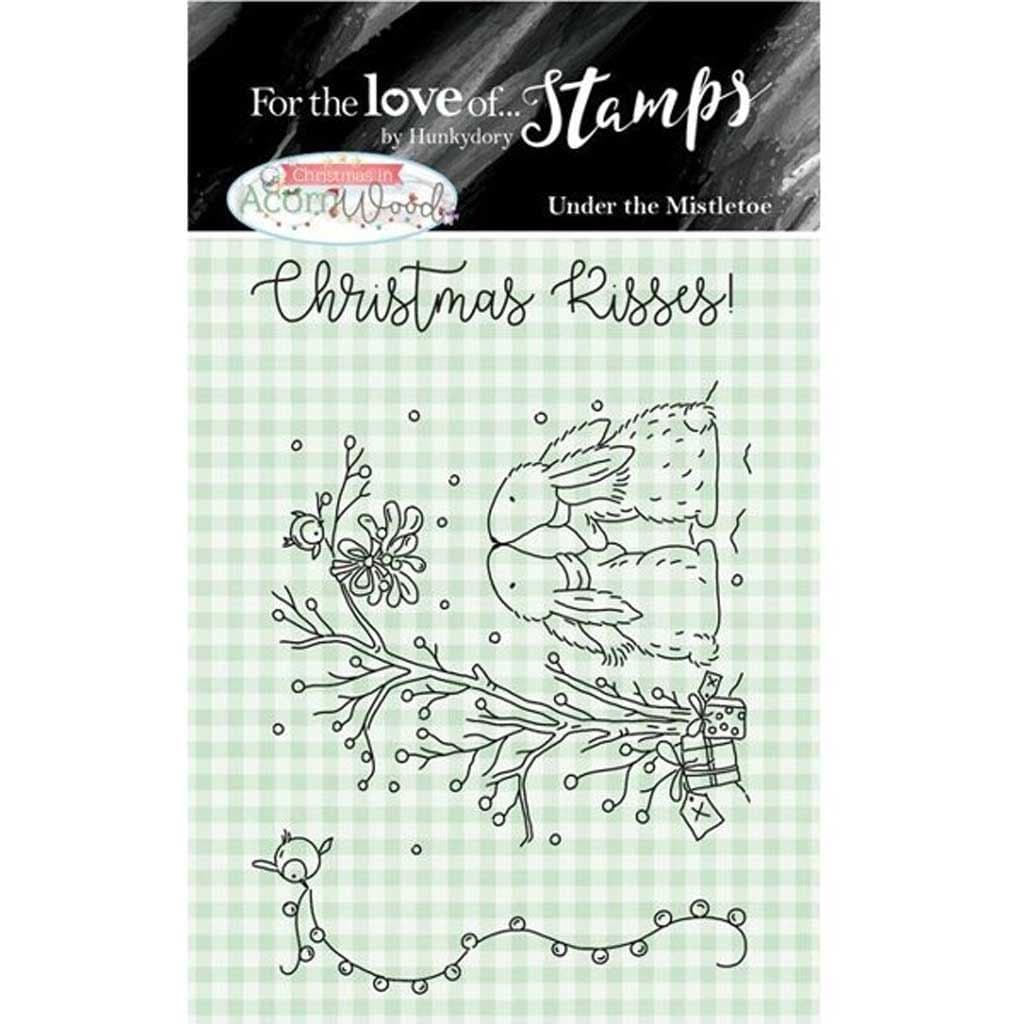 Under The Mistletoe A6 Clear Unmounted Rubber Stamp For Crafting