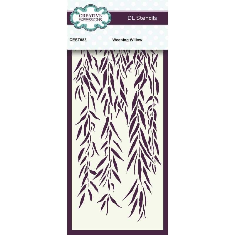 Weeping Willow DL Stencils For Paper Crafting Creative Expressions