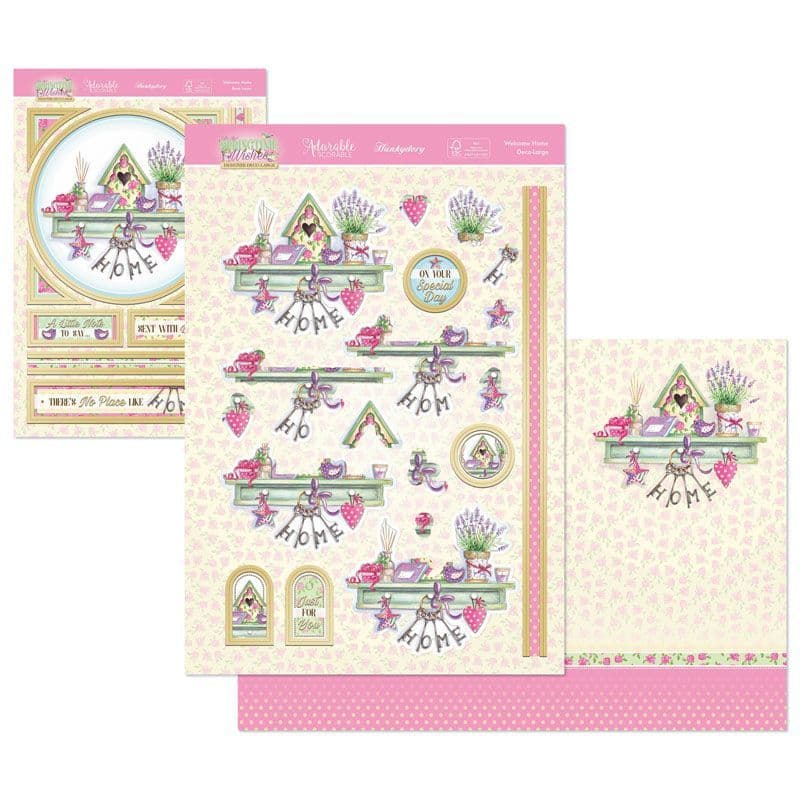 Welcome Home - Springtime Wishes Deco-Large Range By Hunkydory WISHDEC911