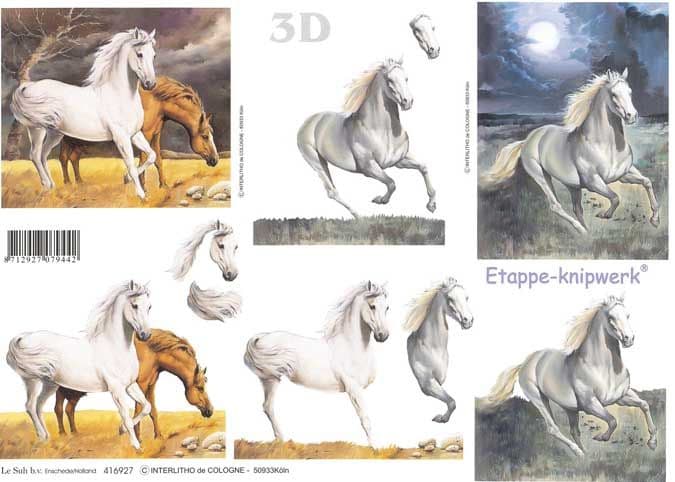 Wild Horse 3d Decoupage Craft Sheet