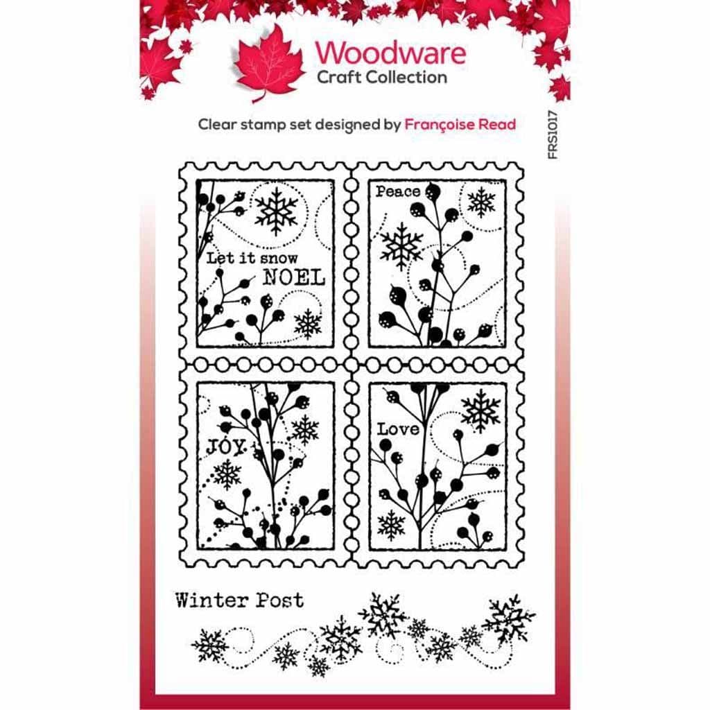 Winter Postage Clear Rubber Stamp by Francoise Read