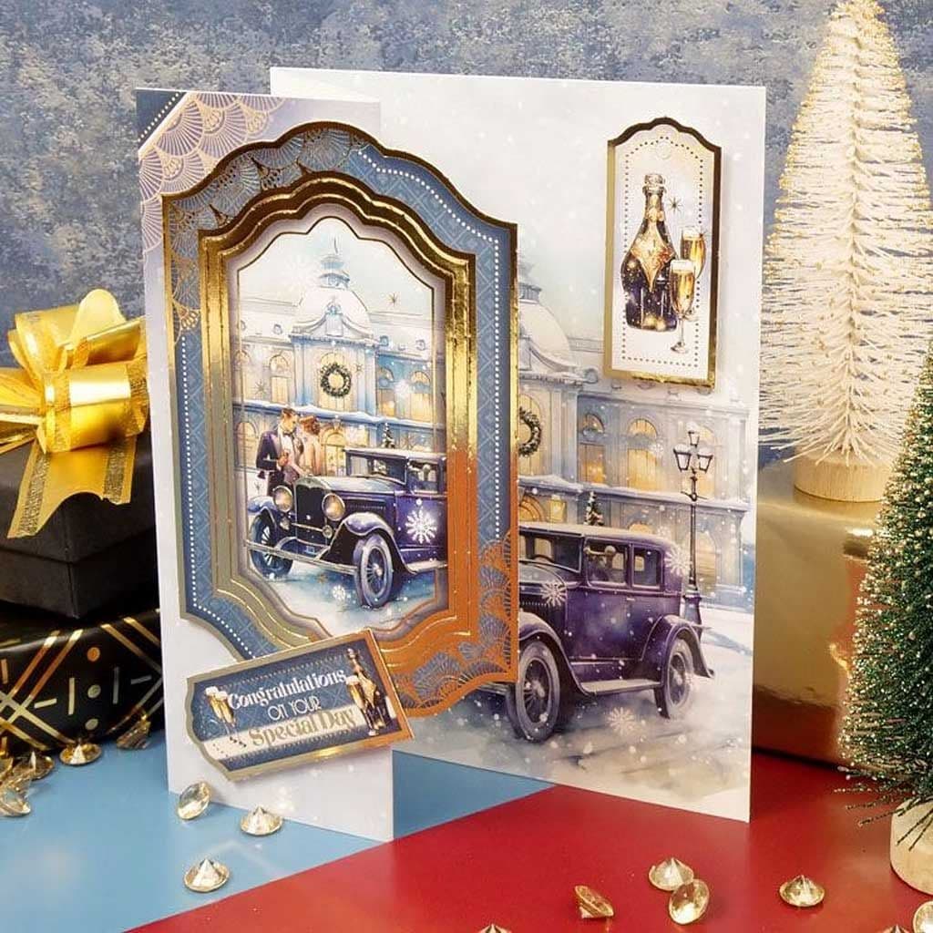 Wonderful Winter Festive Decadence Die Cut Luxury Topper Paper Craft Set