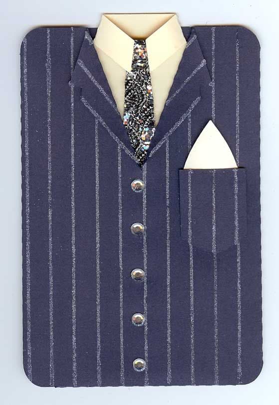 Mens Jacket Pocket Card Project